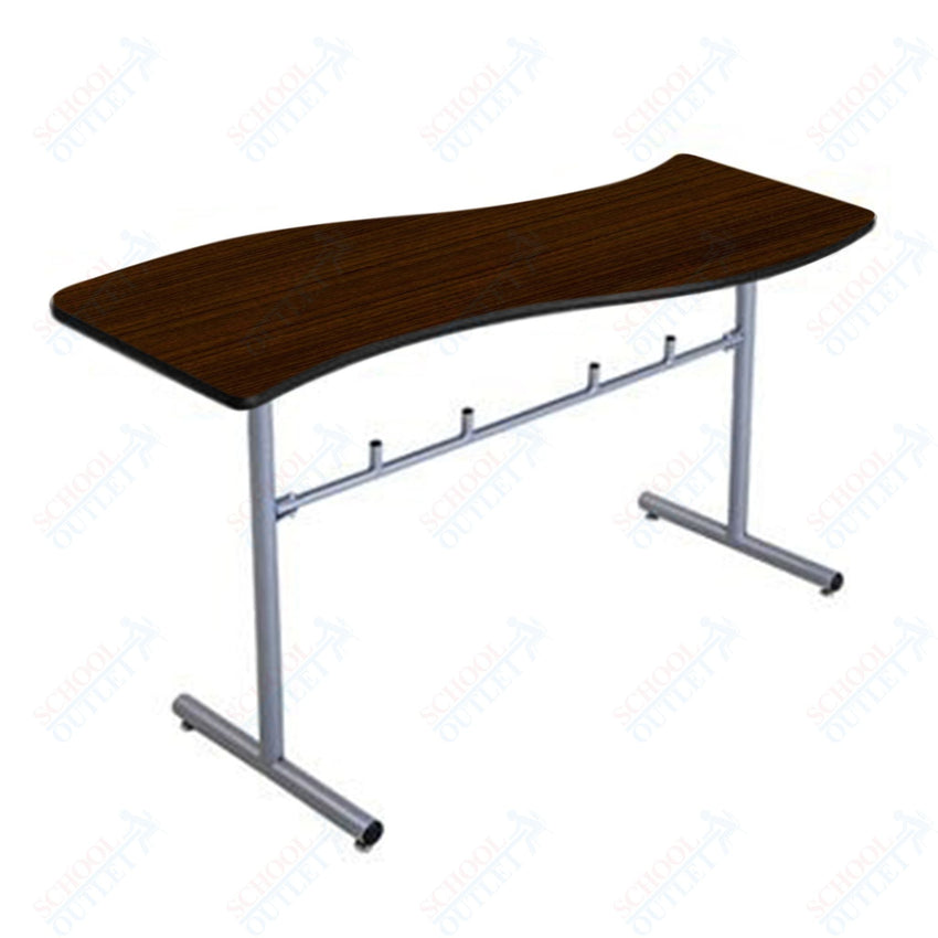 AmTab Caf Table - Wave - 30"W x 72"L x 42"H (AMT - LTSW30642D) - SchoolOutlet