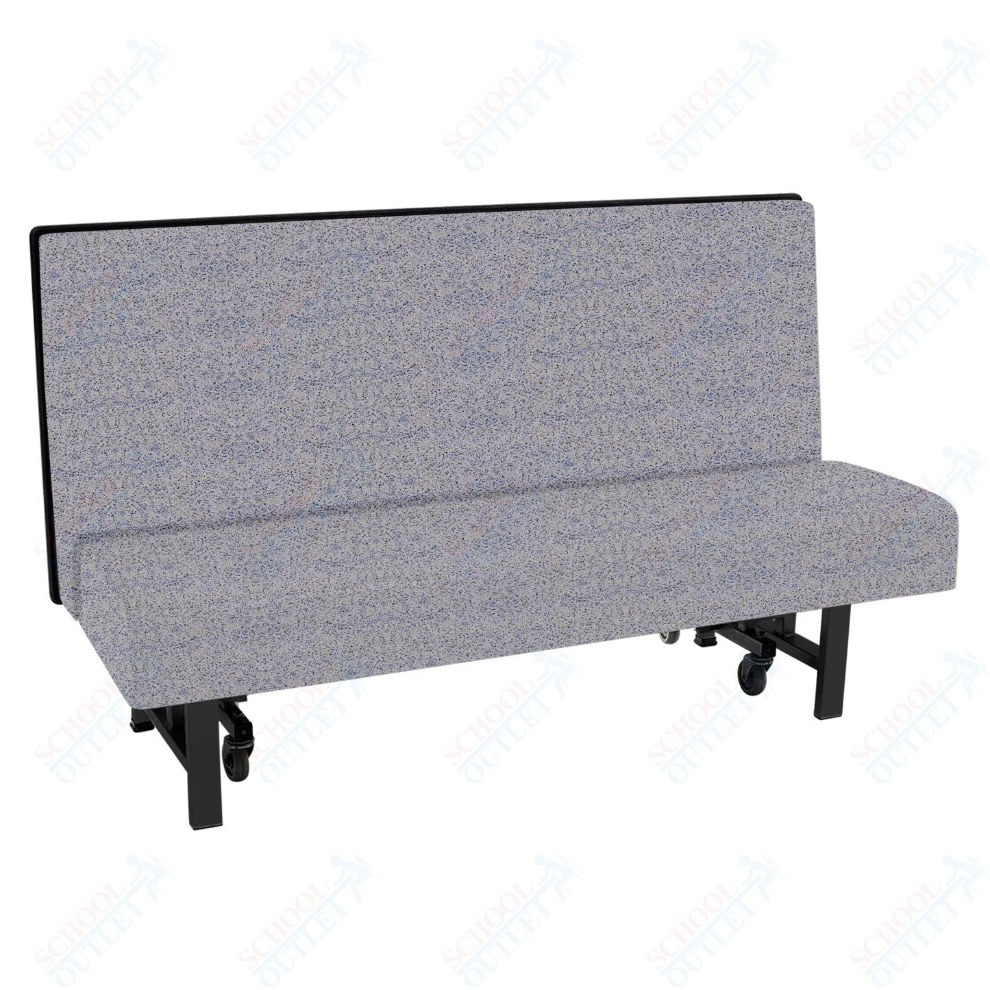 AmTab Mobile Folding Booth Seating - 24"W x 48"L (AmTab AMT - MFBS244) - SchoolOutlet