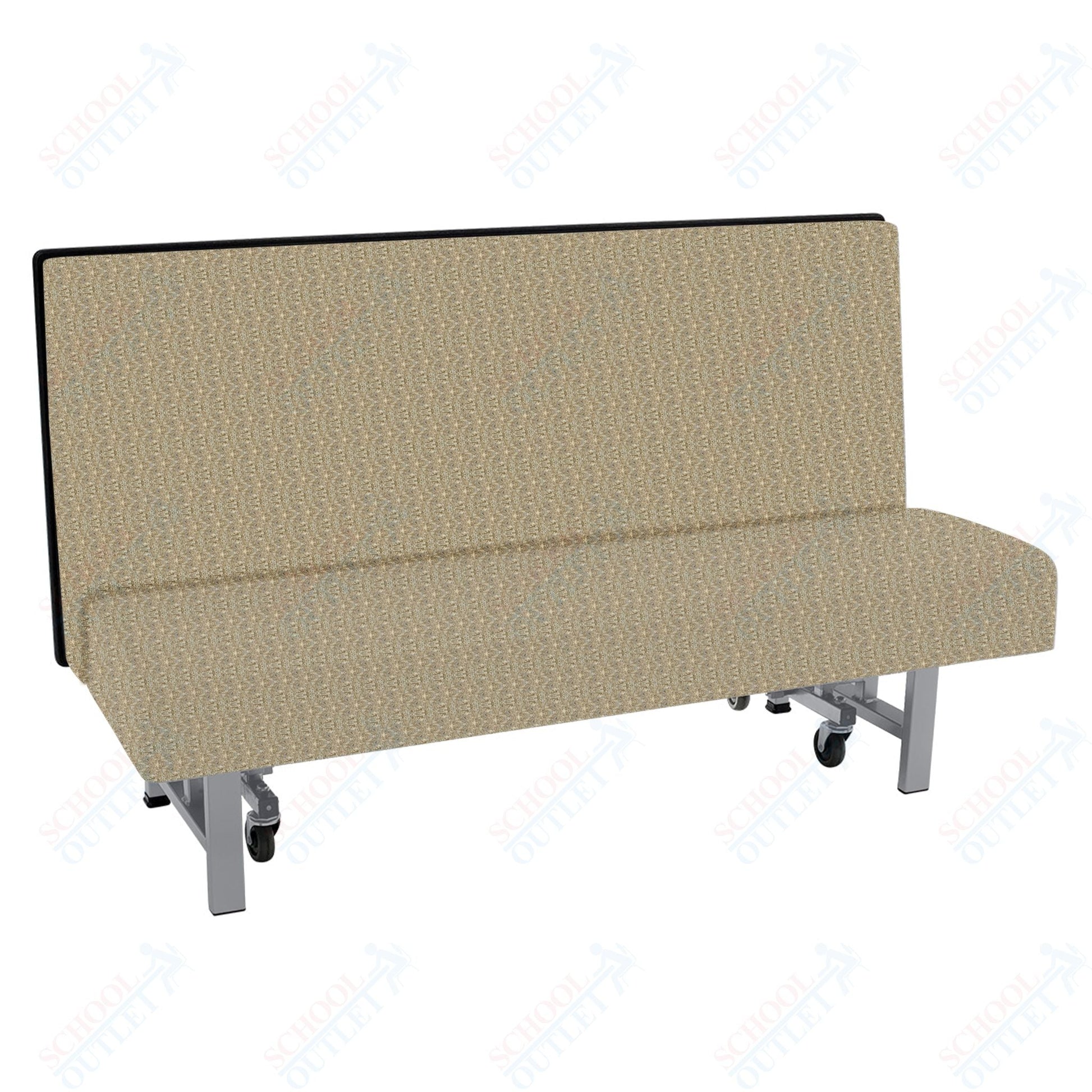 AmTab Mobile Folding Booth Seating - 24"W x 48"L (AmTab AMT - MFBS244) - SchoolOutlet