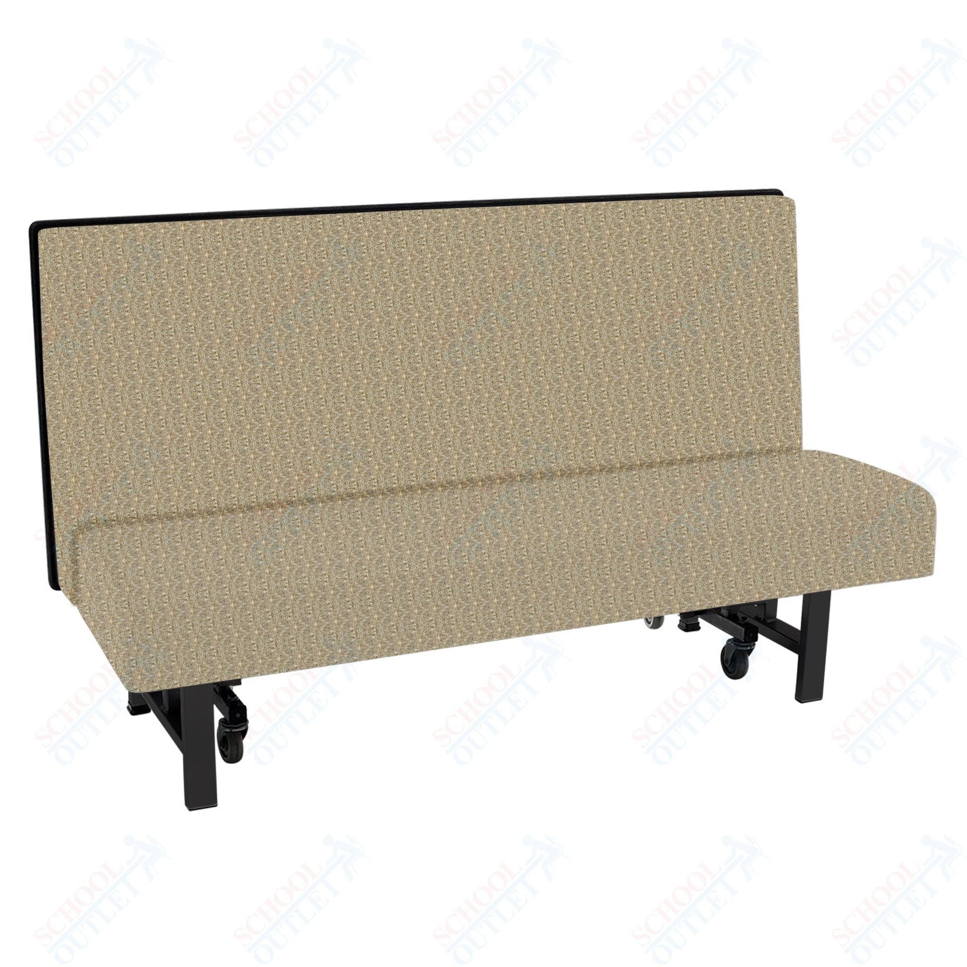 AmTab Mobile Folding Booth Seating - 24"W x 60"L (AmTab AMT - MFBS245) - SchoolOutlet