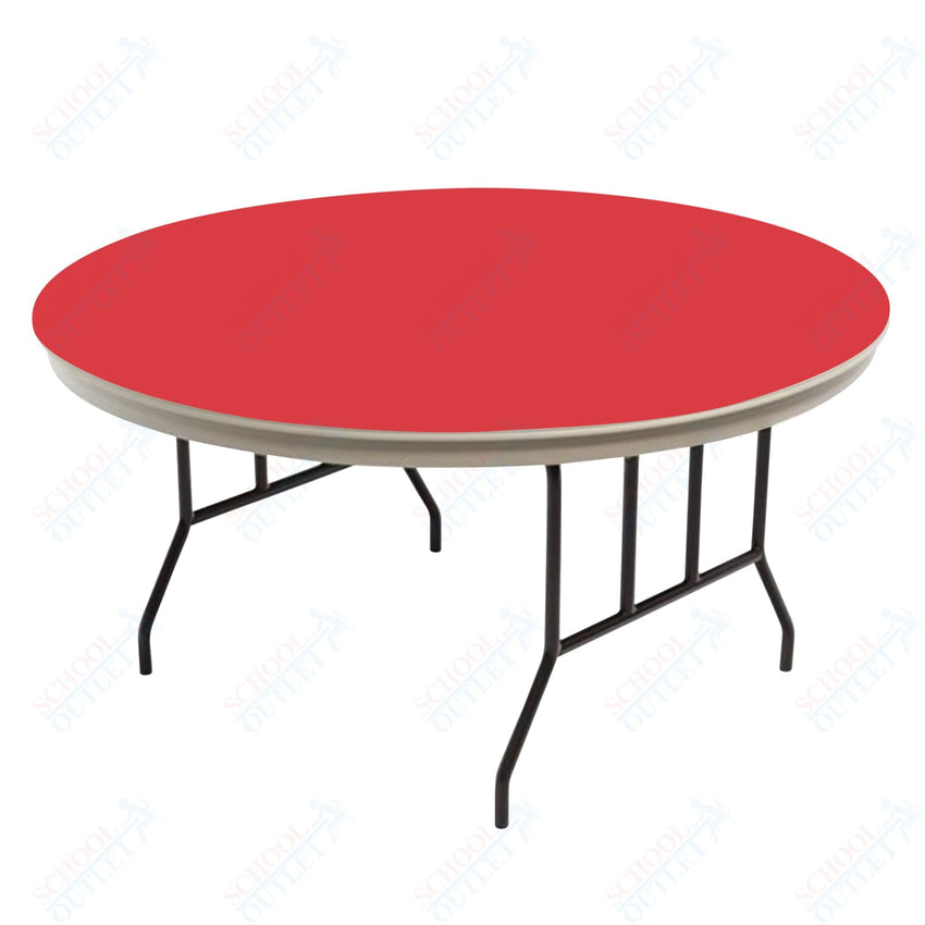 AmTab Dynalite Featherweight Heavy - Duty ABS Plastic Folding Table - Round - 72" Diameter x 29"H (AmTab AMT - R72DL) - SchoolOutlet