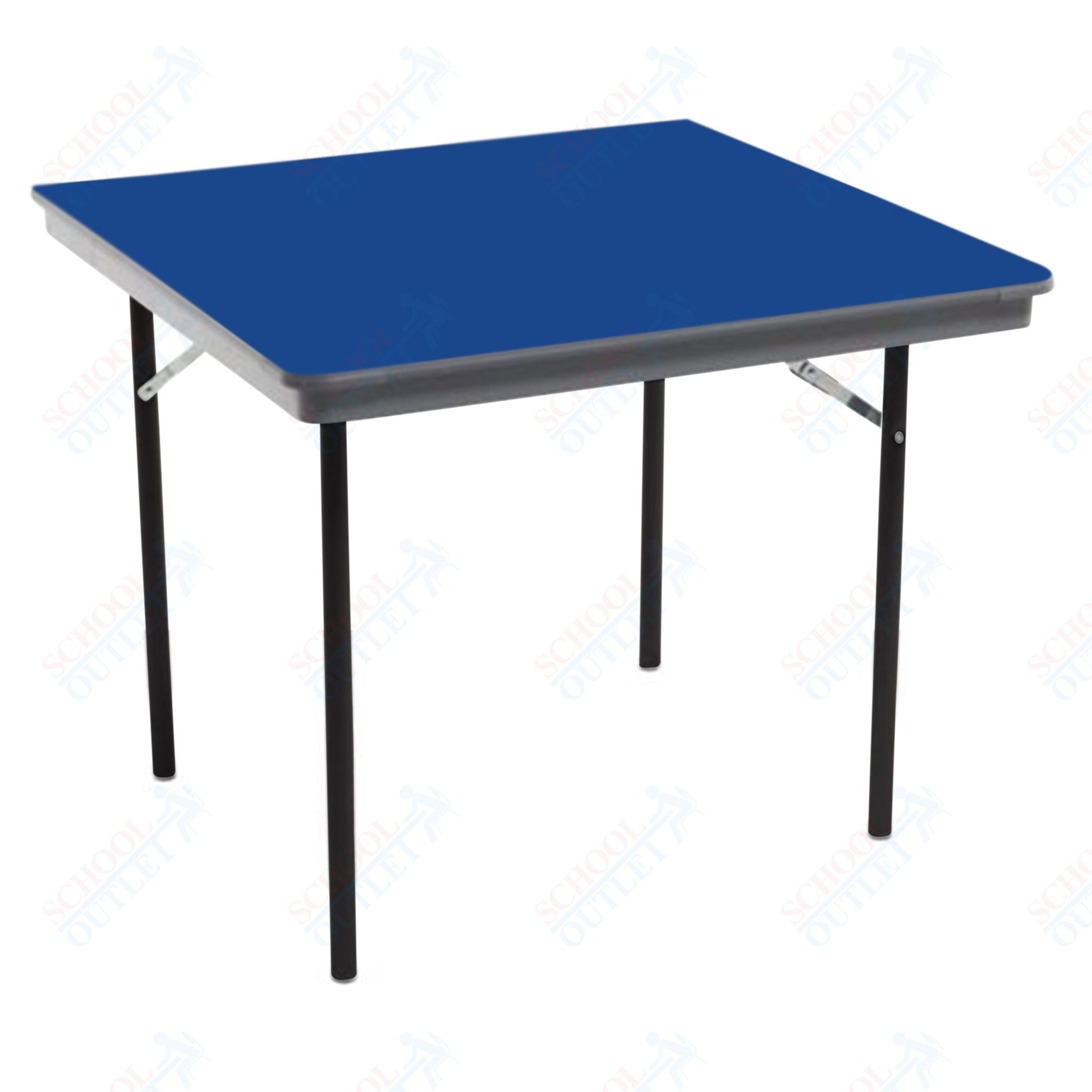 AmTab Dynalite Featherweight Heavy - Duty ABS Plastic Folding Table - Square - 30"W x 30"L x 29"H (AmTab AMT - SQ30DL) - SchoolOutlet