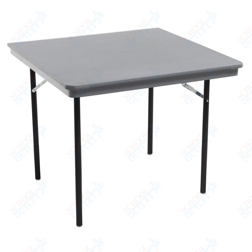 AmTab Dynalite Featherweight Heavy - Duty ABS Plastic Folding Table - Square - 30"W x 30"L x 29"H (AmTab AMT - SQ30DL) - SchoolOutlet