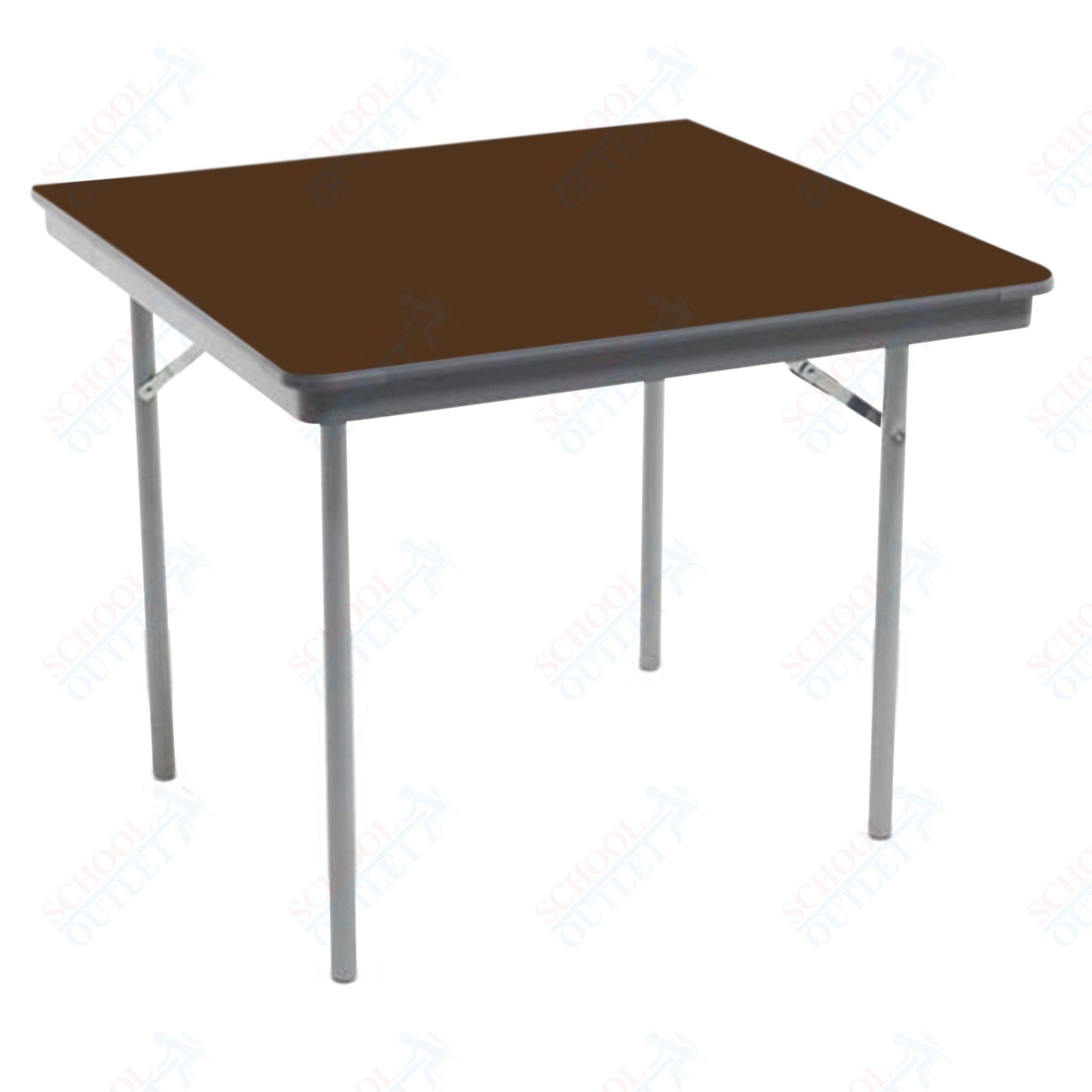 AmTab Dynalite Featherweight Heavy - Duty ABS Plastic Folding Table - Square - 30"W x 30"L x 29"H (AmTab AMT - SQ30DL) - SchoolOutlet