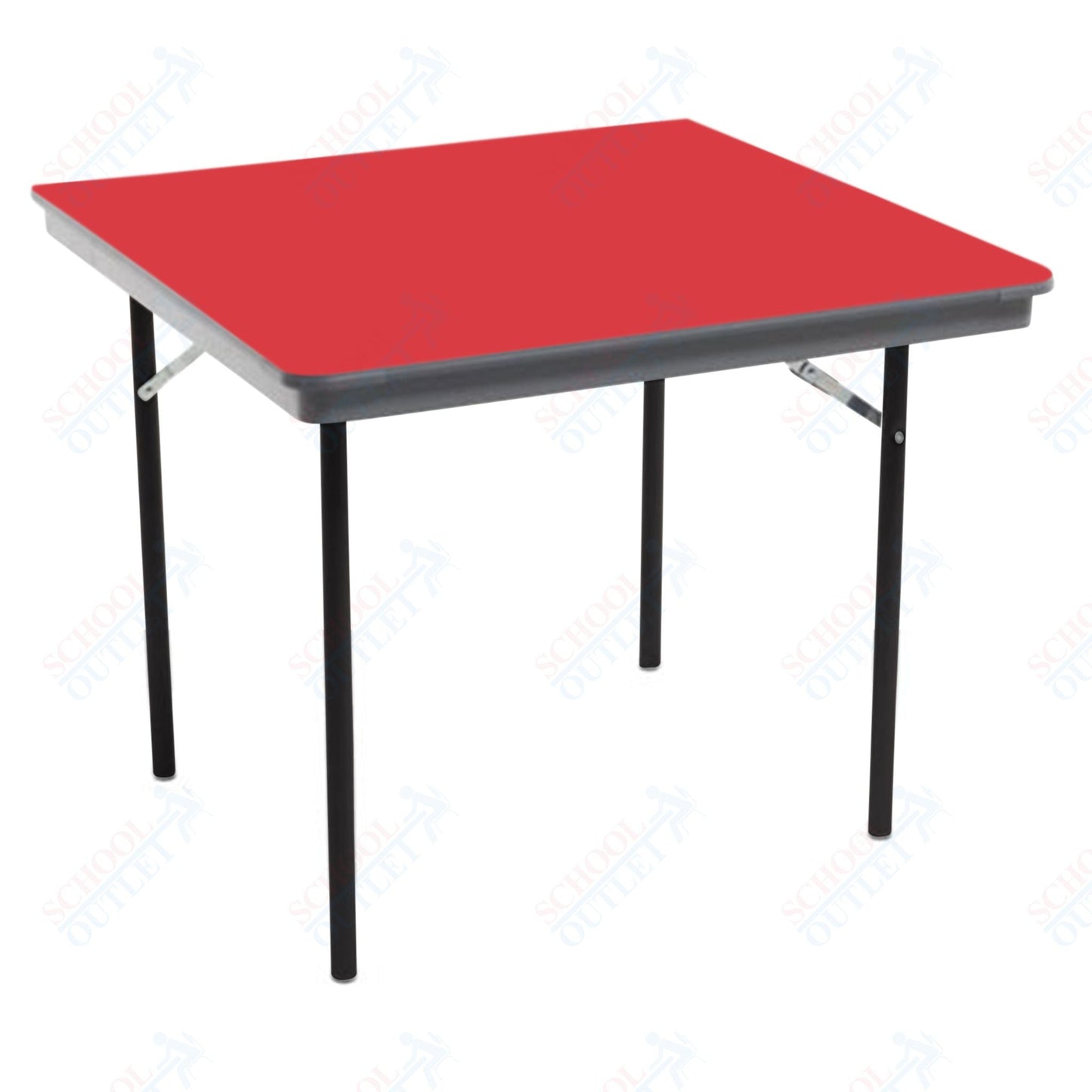 AmTab Dynalite Featherweight Heavy - Duty ABS Plastic Folding Table - Square - 36"W x 36"L x 29"H (AmTab AMT - SQ36DL) - SchoolOutlet