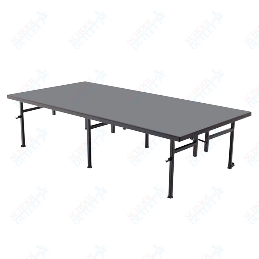 AmTab Fixed Height Stage - Polypropylene Top - 36"W x 48"L x 8"H (AmTab AMT - ST3408P) - SchoolOutlet