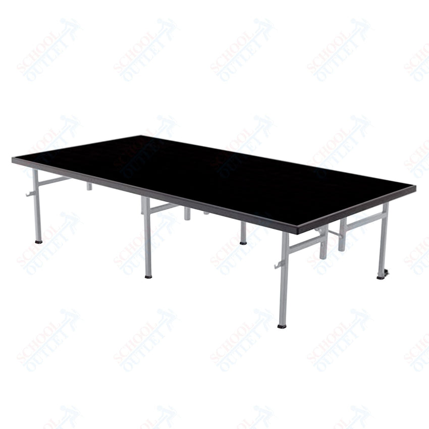 AmTab Fixed Height Stage - Polypropylene Top - 36"W x 48"L x 8"H (AmTab AMT - ST3408P) - SchoolOutlet