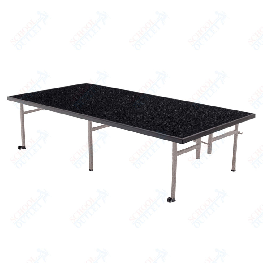 AmTab Fixed Height Stage - Carpet Top - 36"W x 48"L x 24"H (AmTab AMT - ST3424C) - SchoolOutlet