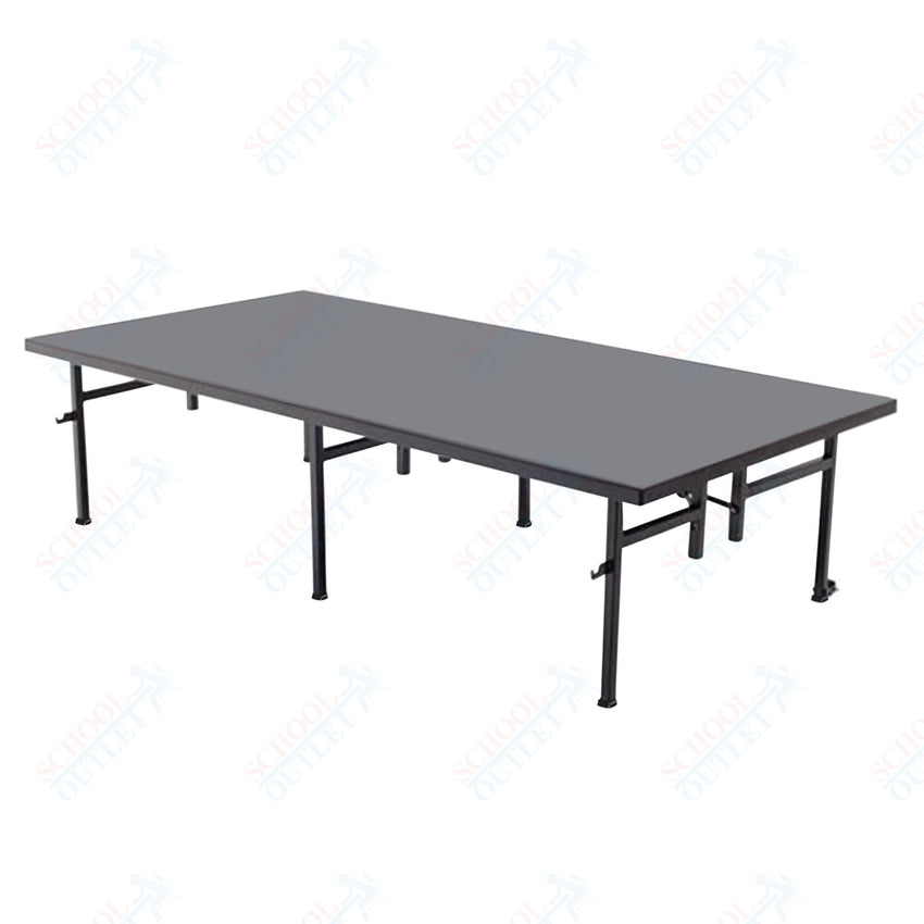 AmTab Fixed Height Stage - Polypropylene Top - 36"W x 48"L x 24"H (AmTab AMT - ST3424P) - SchoolOutlet