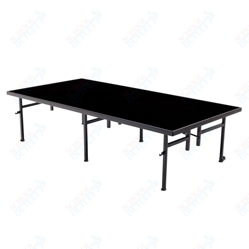 AmTab Fixed Height Stage - Polypropylene Top - 36"W x 72"L x 16"H (AmTab AMT - ST3616P) - SchoolOutlet