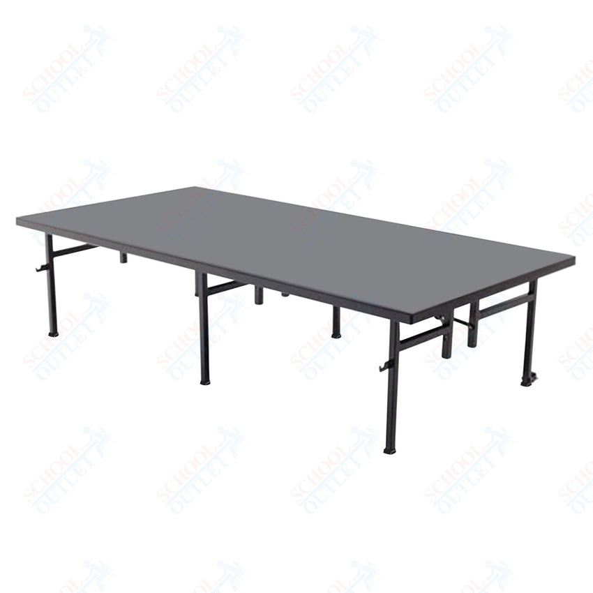 AmTab Fixed Height Stage - Polypropylene Top - 36"W x 96"L x 24"H (AmTab AMT - ST3824P) - SchoolOutlet
