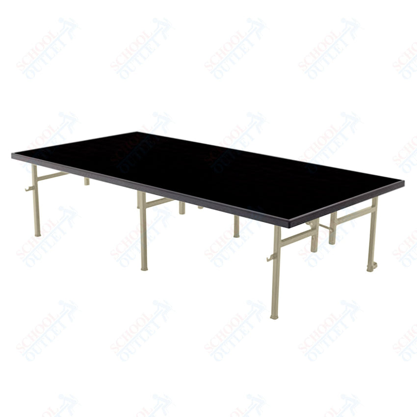 AmTab Fixed Height Stage - Polypropylene Top - 48"W x 96"L x 32"H (AmTab AMT - ST4832P) - SchoolOutlet