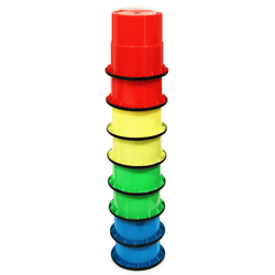 Bintiva Balance Bucket Stilts For Children - Multicolor