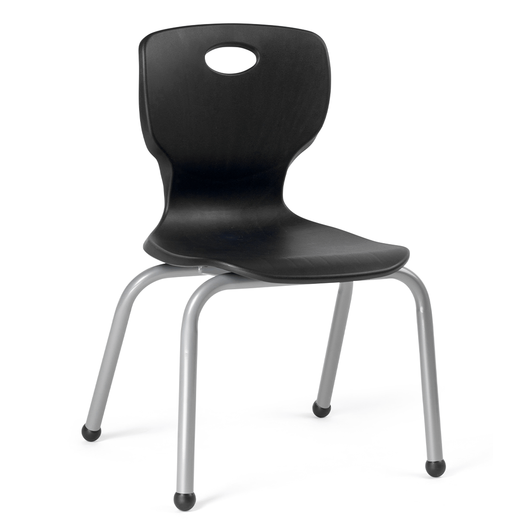 Bintiva NAAR Chair Series - Stacking School Chair 12" Height with Ball Glides - SchoolOutlet