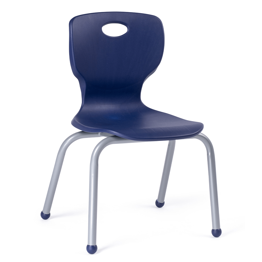 Bintiva NAAR Chair Series - Stacking School Chair 12" Height with Ball Glides - SchoolOutlet