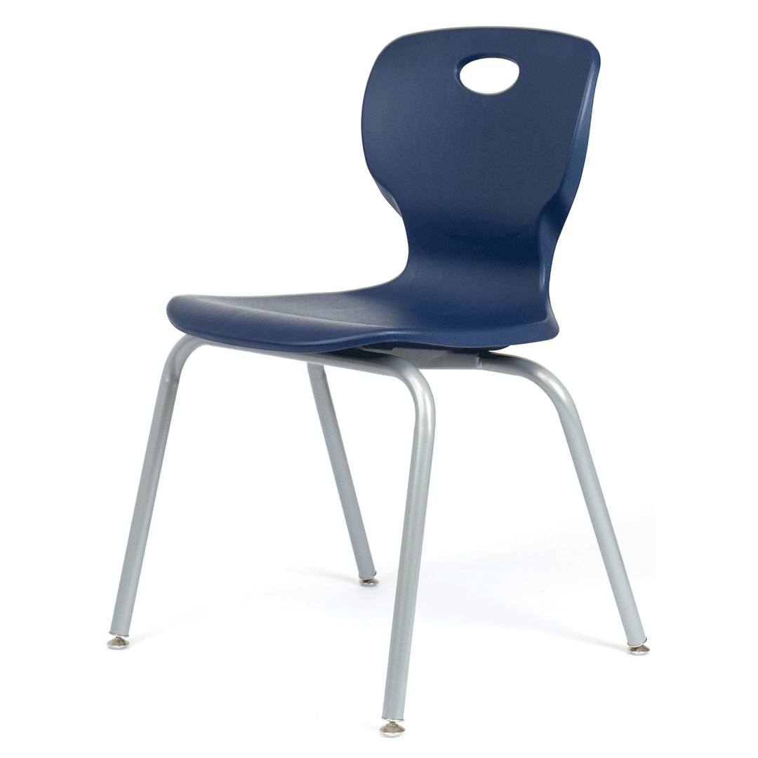 Bintiva NAAR Chair Series - Stacking School Chair 16" Height with Self Level Glides - SchoolOutlet