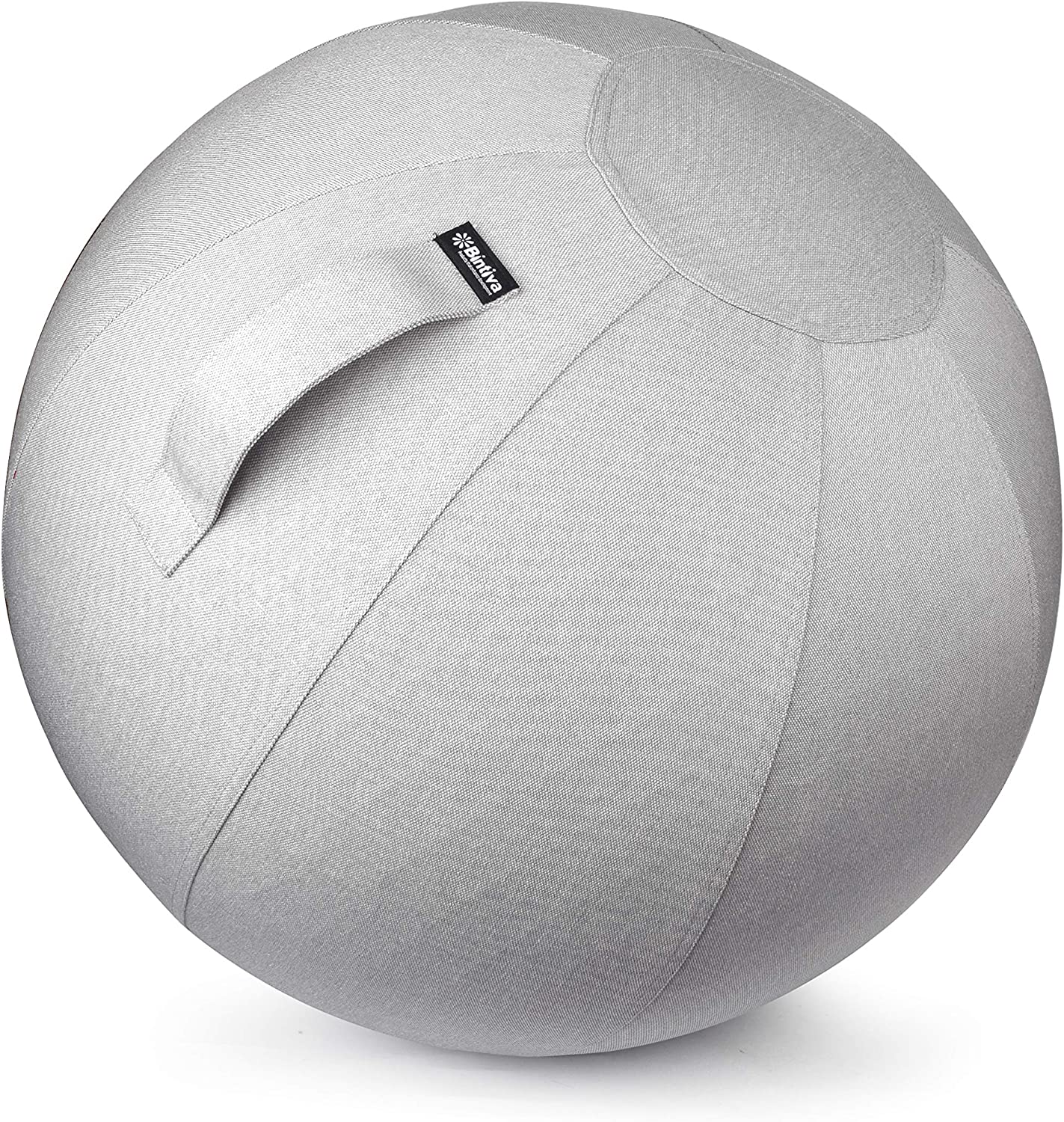 Bintiva Stability Ball 65 cm with Washable Canvas or Felt Cover - SchoolOutlet