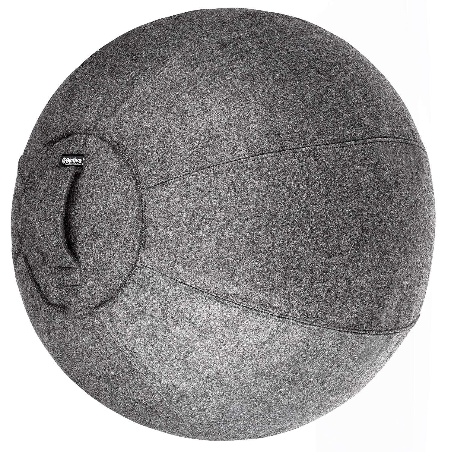 Bintiva Stability Ball 65 cm with Washable Canvas or Felt Cover - SchoolOutlet