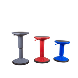 Bintiva Height Adjustable Wobble Stool 13" Diameter