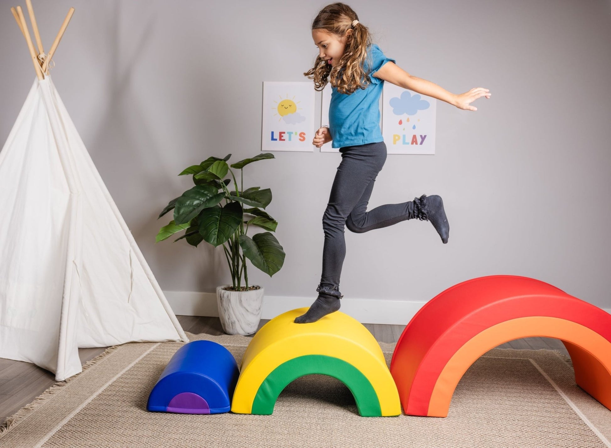 Bintiva Rainbow Arch Soft Play - SchoolOutlet