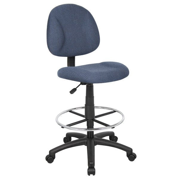 Boss Armless Drafting Stool with Footring (B1615) - SchoolOutlet