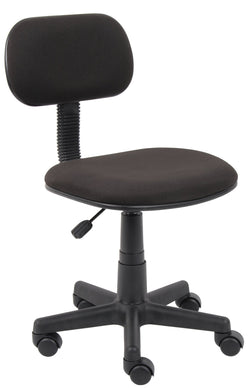 Boss Fabric Steno Chair, Black (B205)