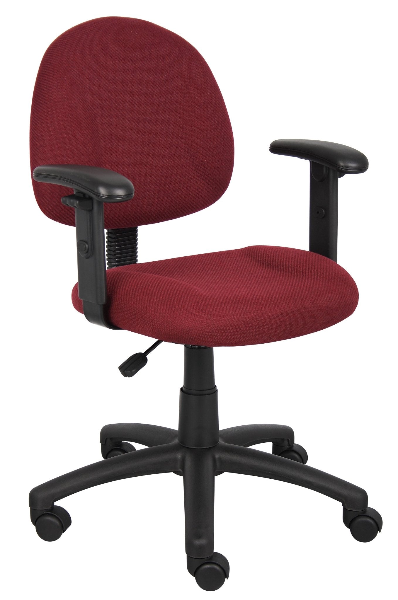 Boss Tweed Perfect Posture Deluxe Office Task Chair with Adjustable Arms (B316) - SchoolOutlet
