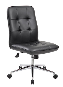 Boss Millennial Modern Home Office Chair, Black (B330)
