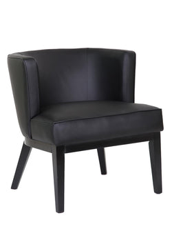 Boss Ava Contemporary Guest, Accent Chair or dining chair (B529BK)