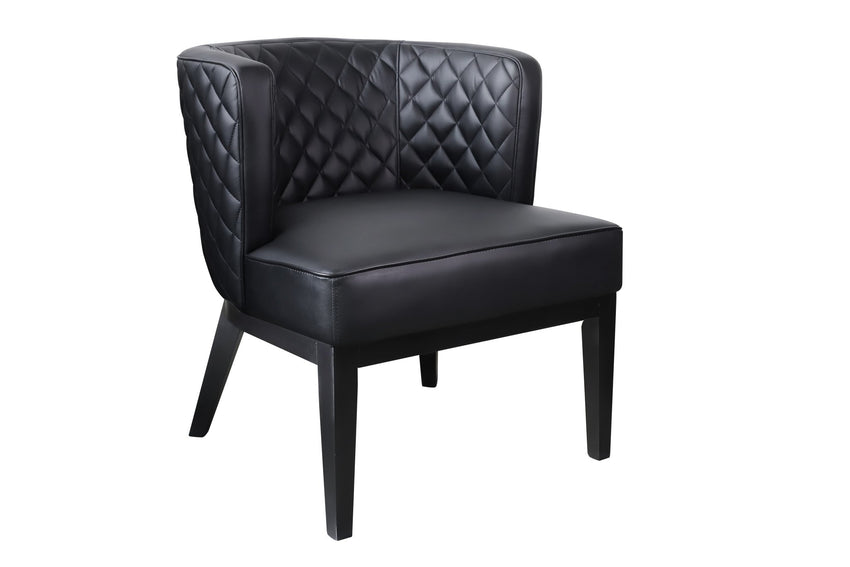 Boss Ava Contemporary Guest, Accent Chair or dining chair (B529BK) - SchoolOutlet