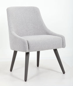 Boss Boyle Poly-Linen Weave Guest Chair, Grey (B579)
