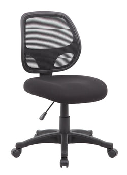 Boss Commercial Grade Mesh Back Task Chair with Casters, Black (B605)