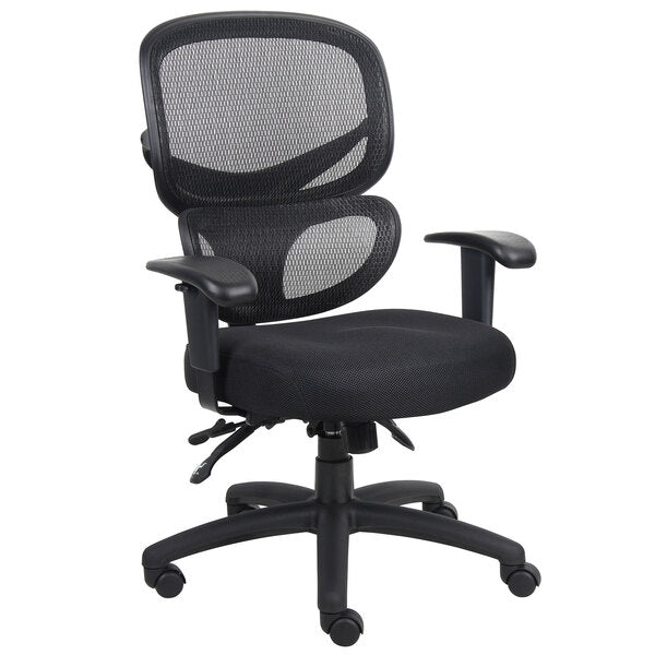 Boss Mesh Multi - Function Task Chair (B6338) - SchoolOutlet