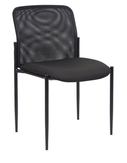 Boss Mesh Stackable Guest Chair, Black (B6919)