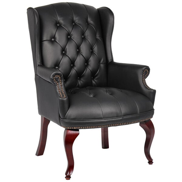 Boss Traditional Series Wingback Guest Chair (B809) - SchoolOutlet
