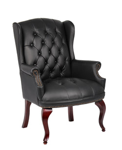 Boss Traditional Series Wingback Guest Chair (B809)