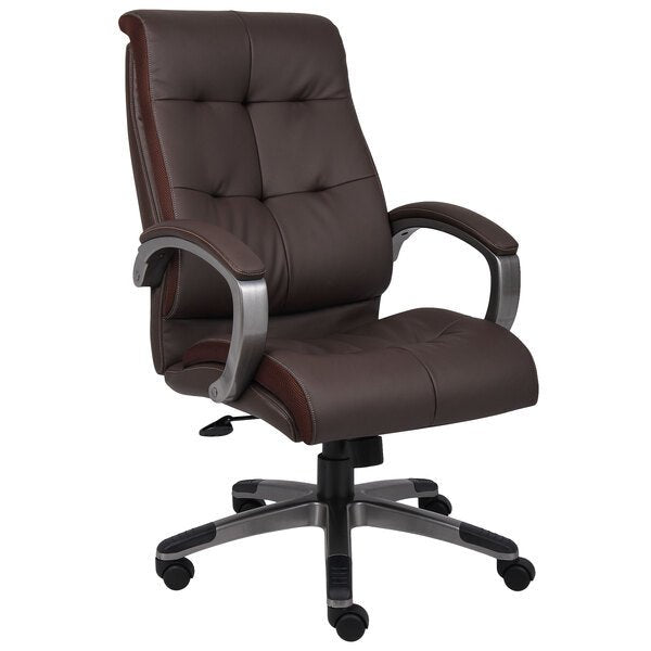 Boss Double Plush High Back Executive Chair (B8771) - SchoolOutlet