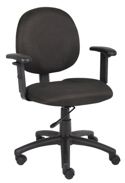 Boss Diamond Task Chair with Adjustable Arms (B9091)