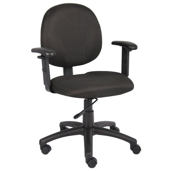 Boss Diamond Task Chair with Adjustable Arms (B9091) - SchoolOutlet