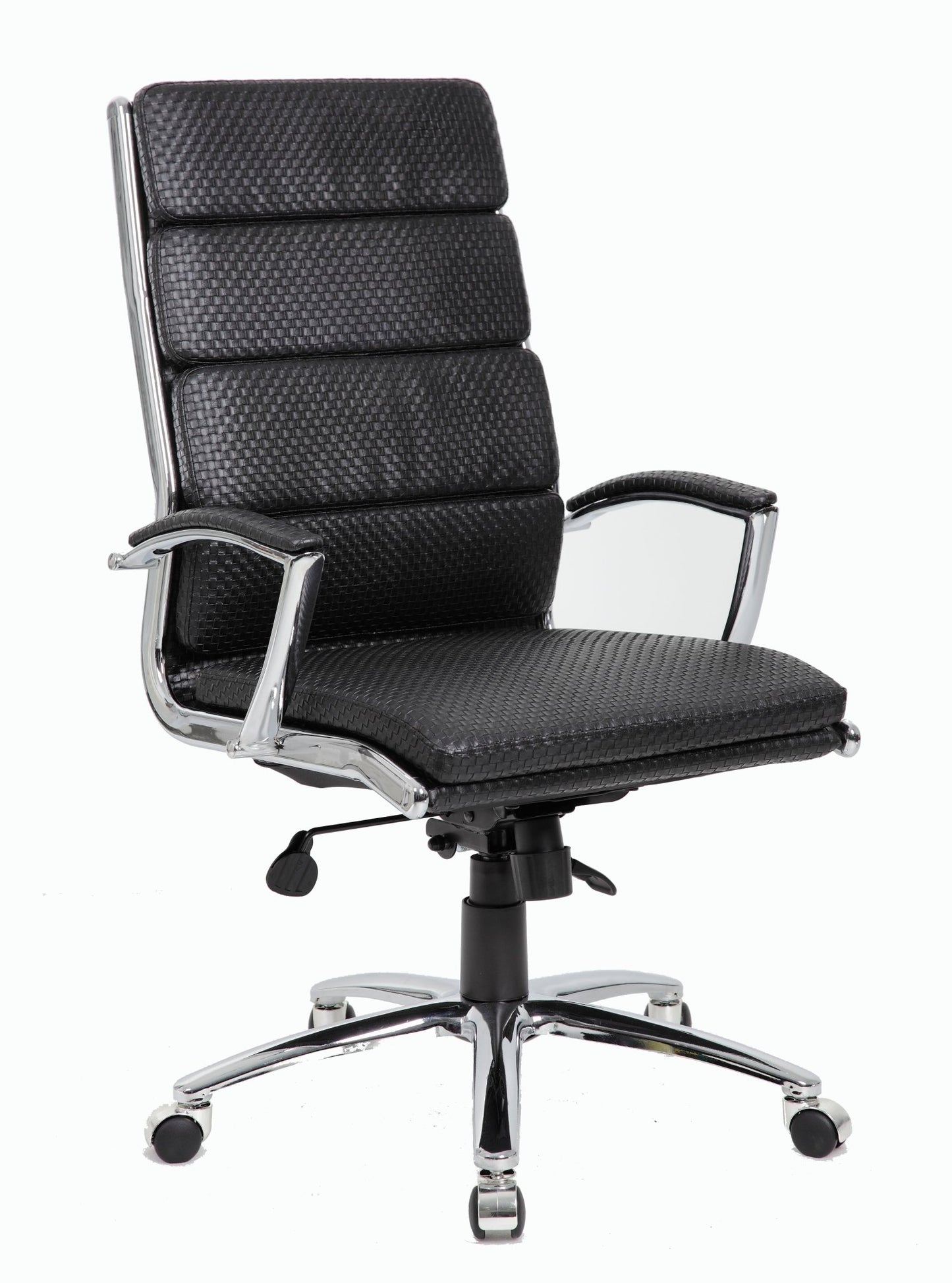 Boss Beige CaressoftPlus Vinyl High - Back Executive Chair (B9471) - SchoolOutlet
