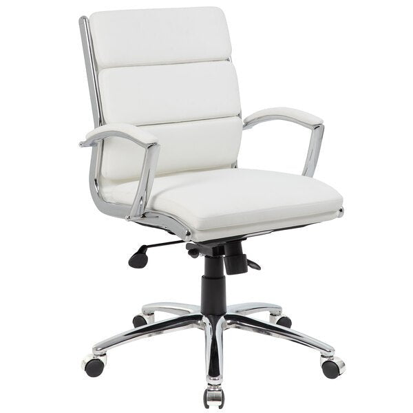 Boss CaressoftPlus Executive Mid - Back Chair (B9476) - SchoolOutlet