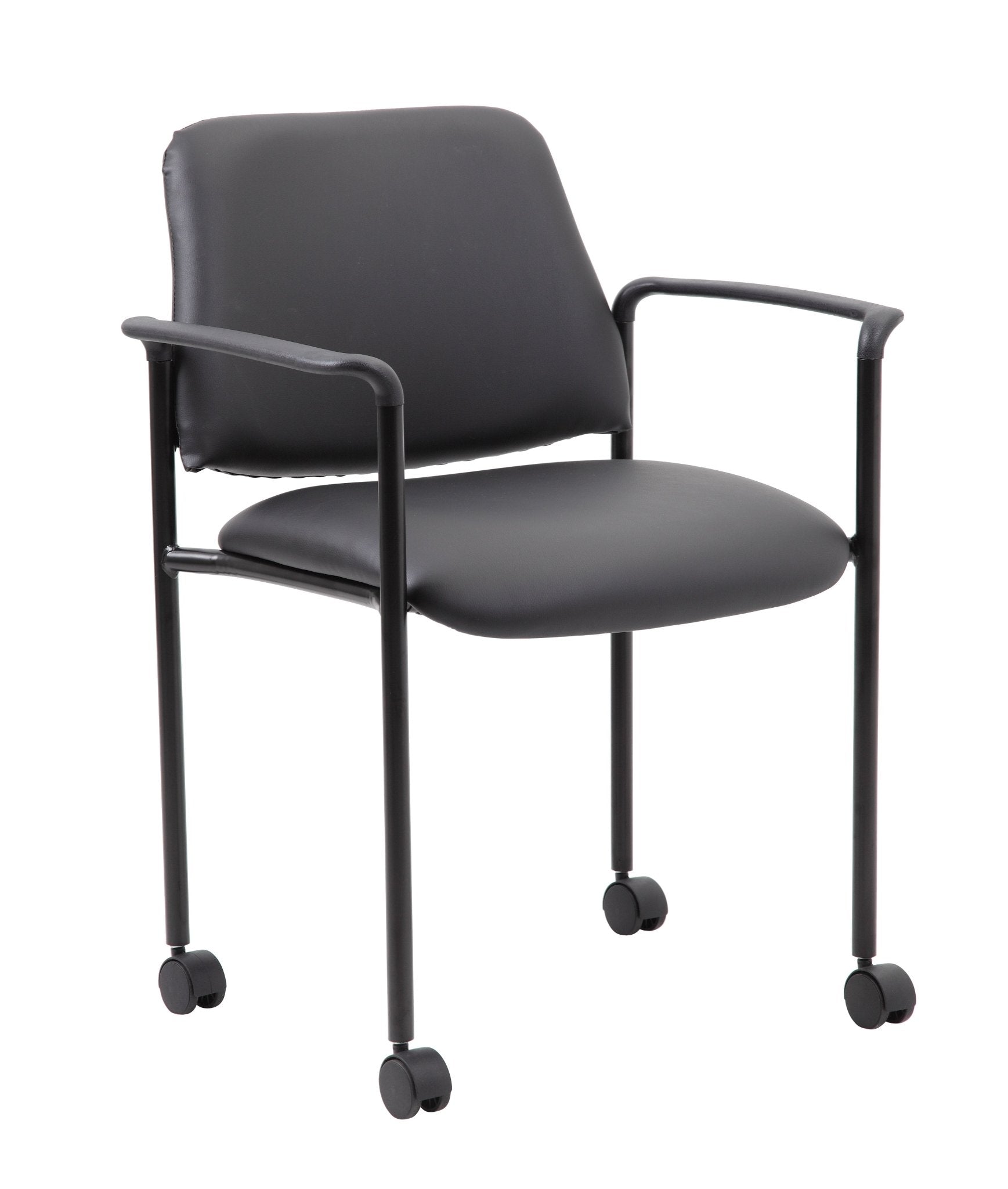 Boss Square Back Diamond Stacking Chair with Arm (B9503) - SchoolOutlet