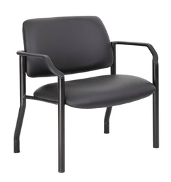 Boss Mid-Back Antimicrobial Guest Chair with Arms, Black (B9591AM-500)
