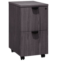 Boss Mobile Pedestal Letter File Cabinet with 2 File Drawers, 16"W x 22"D x 28.5"H (N149)