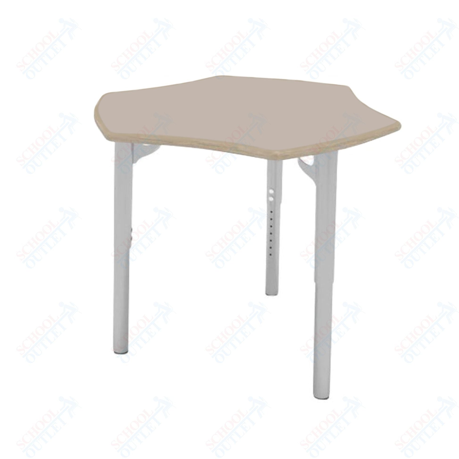 CEF ESTO Hyve Student Desk 28" x 32.5" High - Pressure Laminate Top on Baltic Birch and Adjustable Height Legs - SchoolOutlet