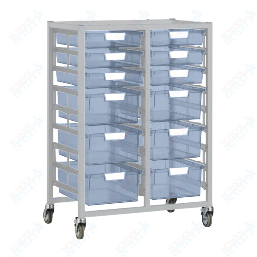 Certwood Swift Tower - Slim Line - 18 Module - Mobile Storage Cart (CRT - CE2102) - SchoolOutlet