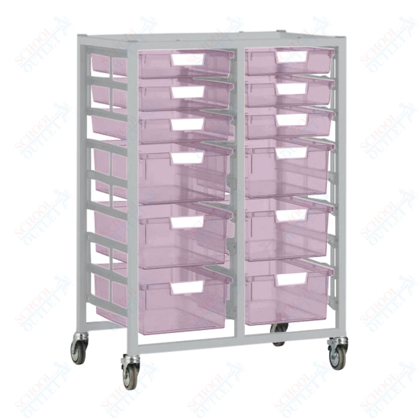 Certwood Swift Tower - Slim Line - 18 Module - Mobile Storage Cart (CRT - CE2102) - SchoolOutlet