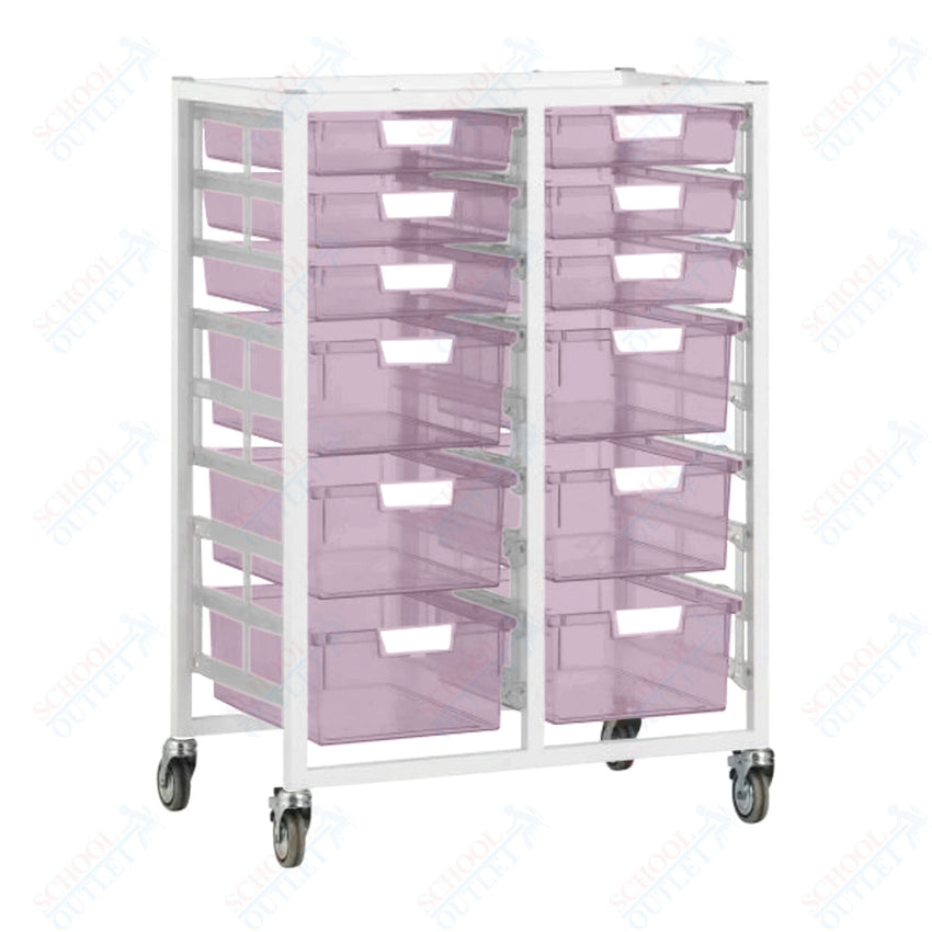 Certwood Swift Tower - Slim Line - 18 Module - Mobile Storage Cart (CRT - CE2102) - SchoolOutlet