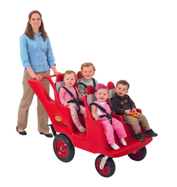 Angeles Bye Bye Buggy Never Flat "Fat Tire" 4 Passenger Stroller (AFB6300F)