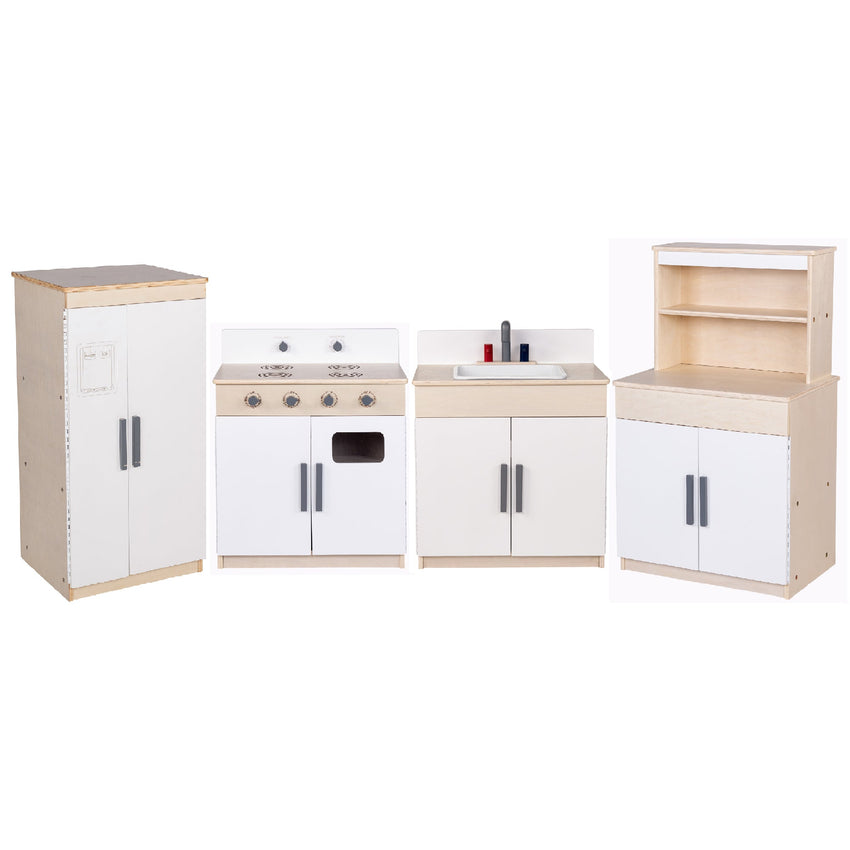 Angeles Birch 4-Piece Complete Kitchen Set (AG4000) - SchoolOutlet